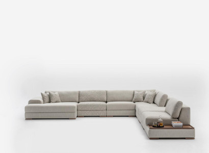Sofas U-shape Modern Design Furniture Luxury Living room Gray Corner sofa new